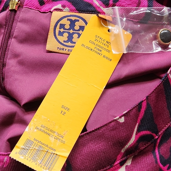 TORY BURCH🔖NWT! "Dorrance" Wool & Silk Shift Dress - Size 12 - Picture 15 of 17